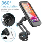 Waterproof Mobile Holder Universal Bicycle Handlebar Mobile Phone Holder