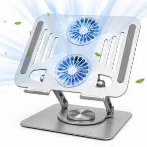 Laptop Stand metal body 360 rotaing Portable