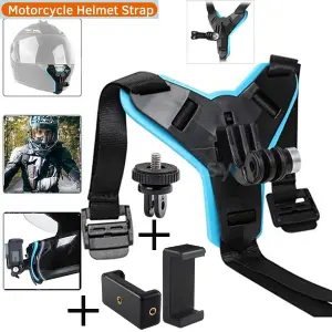 Motovlog Helmet Chin Mount Plus Phone Holder